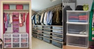 hoe to organise closet