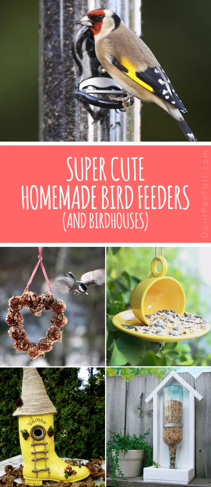 Welcome Spring with These Super Cute Homemade Bird Feeders (and Birdhouses)