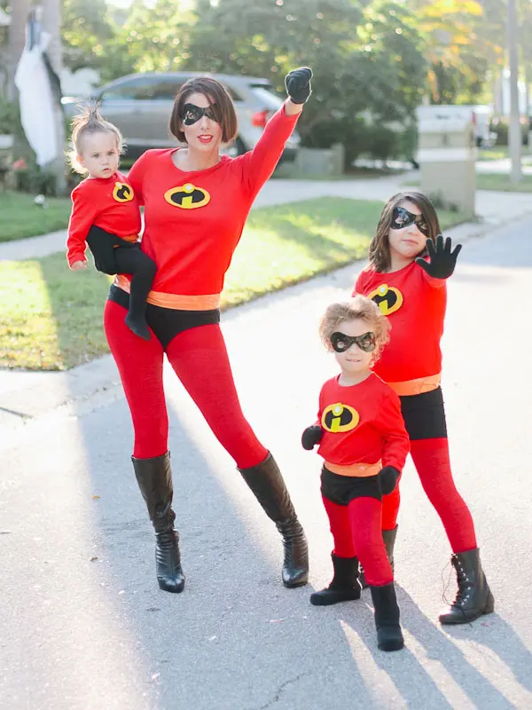 DIY Incredibles Family Costume 