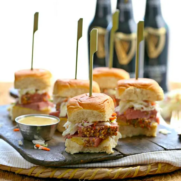 Corned Beef and Cabbage Sliders