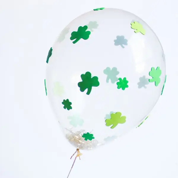 DIY Shamrock Balloons