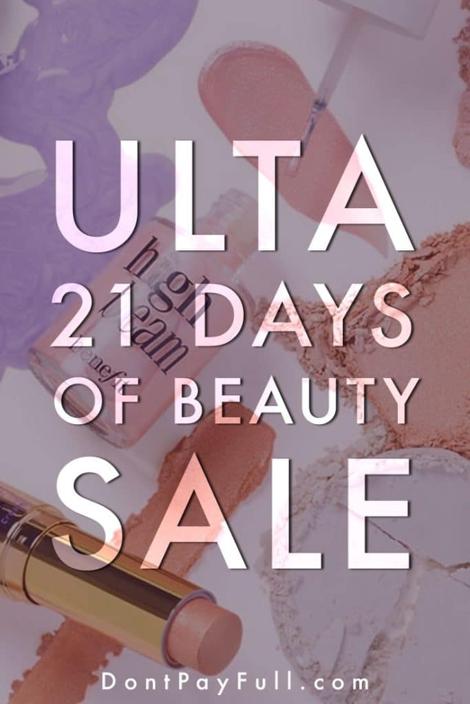 Ulta 21 Days Of Beauty Sale 2019