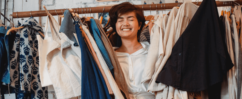 woman shopping in-store